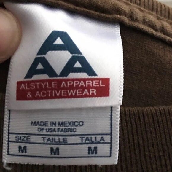 Allstyle Apparel sz M Brown Funny Hunting Graphic Tee - Picture 5 of 8